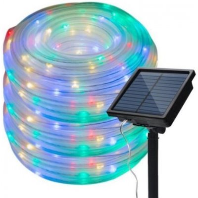 Aerbes Solární světelná hadice 100 LED RGB 12m – Hledejceny.cz