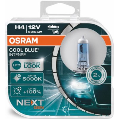 Osram Cool Blue H4 P43t 12V 60/55W 2 ks – Zboží Mobilmania