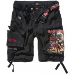 Brandit kraťasy Iron Maiden Savage shorts The Number of The Beast black edition černé – Hledejceny.cz