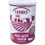 Sokol Falco Farmka Dog kusy jater v hovězím 400 g – Sleviste.cz