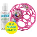 Oball RATTLE 10cm dark pink+ Aquaint 50ml – Zboží Mobilmania
