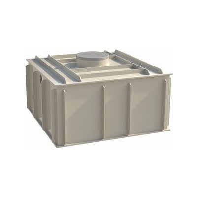 Plastovar Nízká samonosná hranatá nádrž 5m³ – Sleviste.cz