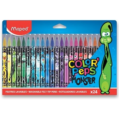 Maped 5401 Dětské fixy Color'Peps Monster 24 ks