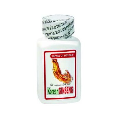 Korejský ženšen, Korean Ginseng 60 kapslí – Hledejceny.cz