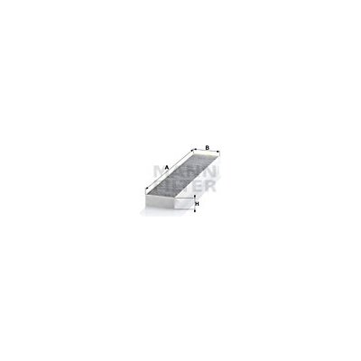 Filtr, vzduch v interiéru MANN-FILTER CUK 5141 – Hledejceny.cz