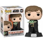 Funko Pop! 482 Star Wars The Mandalorian Luke Skywalker With Grogu – Zboží Mobilmania