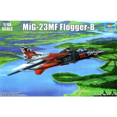 Trumpeter slepovací model Mig 23MF FloggerB 1:48 – Zboží Dáma