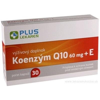 Plus Lékárna Koenzym Q10 60 mg + E 30 ks – Hledejceny.cz