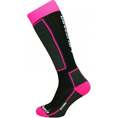 BLIZZARD Skiing ski socks junior black/pink černá/růžová