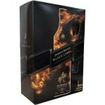 Johnnie Walker Black 12y 40% 0,7 l (dárkové balení 2 sklenice) – Hledejceny.cz