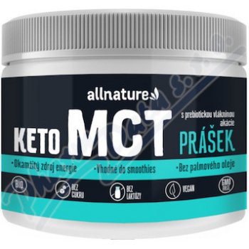 Allnature Keto MCT prášek BIO 250 g