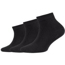 Camano Ponožky 3 pack black organic cotton