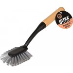 Ultra Clean Kartáč na mytí nádobí s bambusovou rukojetí černý – Hledejceny.cz