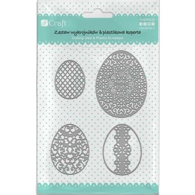 DP Craft Vyřezávací šablona Easter Eggs 4 kusy – Hledejceny.cz