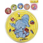 Teddies Bludiště hlavolam s kuličkou plast 7 cm 6 barev v sáčku – Zboží Dáma