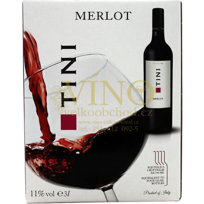 Tini Merlot červené 11% BIB 3 l (karton) – Hledejceny.cz