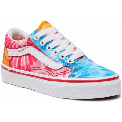 Vans old skool tie dye block multi true white – Zboží Mobilmania