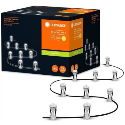 Zahradní LED osvětlení řetěz IP65 6W 3000K Teplá bílá ENDURA GARDEN 9 Dot LEDVANCE LEDVAN05452 – Hledejceny.cz