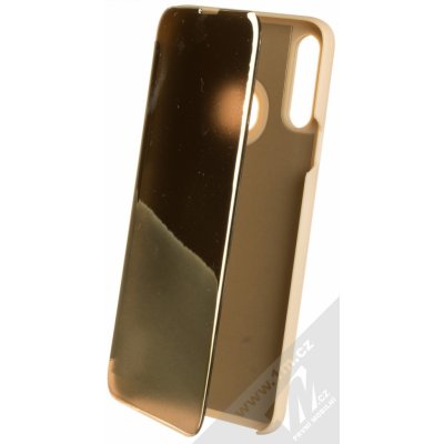 Pouzdro 1Mcz Clear View Samsung Galaxy A20s zlaté – Zboží Mobilmania