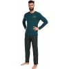 Pánské pyžamo Tommy Hilfiger UM0UM03000 0TX pánské pyžamo dlouhé zelené