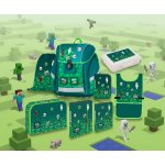 PREMIUM LIGHT Oxybag Školní set 7ks Playworld ve stylu Minecraft sada batoh, penál a doplňky 0-75726/07 – Sleviste.cz
