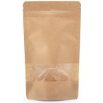 Doypack ZIP | kraft papír s okénkem obsah 250ml (110 × 185 + 65mm) – Sleviste.cz