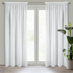 EUROFIRANY ZÁCLONA NA PÁSCE DALIA 140X270 CM BÍLÁ – Hledejceny.cz