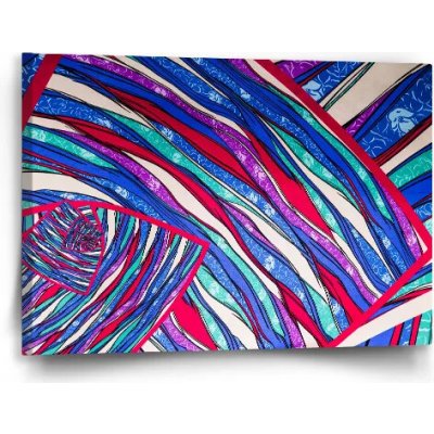 Sablio Obraz Pruhovaný motiv 2 - 60x40 cm – Hledejceny.cz