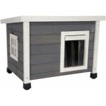 Kerbl Rustica Dřevěná bouda 80991 šedá 57 x 45 x 43 cm – Sleviste.cz