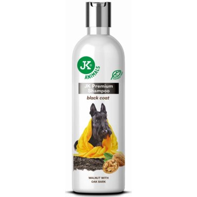 JK ANIMALS, Prémiový šampon pro tmavou srst se zjemňujícími účinky, 250 ml – Zboží Mobilmania