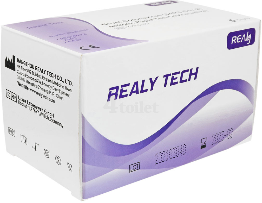 Hangzhou Realy Tech Novel Coronavirus SARS-Cov-2 Antigen Rapid Test Device Saliva 100 ks