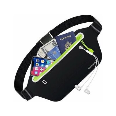 Pouzdro SWISSTEN WAIST BAG pro až 7 černé / Obvod pasu: až 77 - 120cm – Zboží Mobilmania