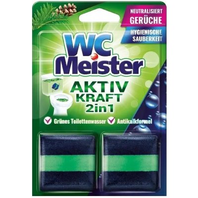 WC Meister 2v1 Speciální kostky do WC nádržky s vůní oceánu 2 ks – HobbyKompas.cz