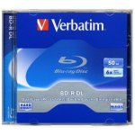 Verbatim BD-R DL 50GB 6x, jewel, 1ks (43748) – Hledejceny.cz