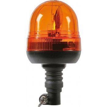 LAMPA ITALY Maják oranžový 12V-24V H3 RH-3 DIN tyč