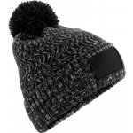 Beechfield Čepice s bambulí B 331 Ramble Patch pletená black twist Černá twist – Hledejceny.cz