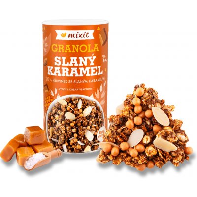 Granola Mixit Slaný karamel 550 g – Zboží Dáma