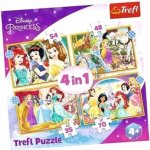 TREFL Disney princezny: Šťastný den 4v1 35,48,54,70 dílků – Hledejceny.cz