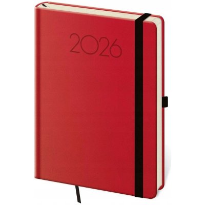 Helma New Praga A5 denní 2026 červený – Sleviste.cz