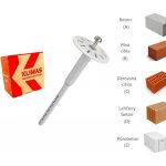 KLIMAS Wkret-met ThermoDrive-V2 Talířová hmoždinka s kovovým šroubem Ø8 mm 255 mm - 100 ks – Sleviste.cz