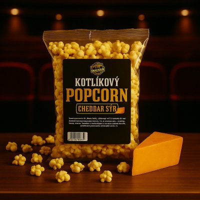SnackAir Kotlíkový popcorn cheddar sýr 60g – Zbozi.Blesk.cz