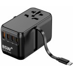 CROSSIO ChargeMe Adapter PLUS PD85W 2A+3C GaN III – Hledejceny.cz