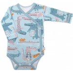 Baby Nellys 2-dílná sada body dl.rukáv zap. bokem – Zboží Dáma