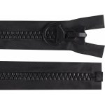 Kostěný zip extra velký No 20 délka 80 cm, 90 cm, střední, 1 (80 cm) černá – Zboží Mobilmania