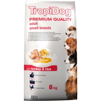 Tropidog Premium Adult S Turkey & Rice 8 kg