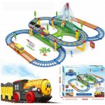 TopKing Elektrický vlak se závodní dráhou kompletní vláčkodráha – Zboží Dáma