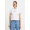 Dámská Trička Calvin Klein Jeans Bavlněné tričko J20J223165 bílá