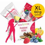 KetoFit Proteinové tyčinky 14 tyčinek 820 g – Zboží Mobilmania