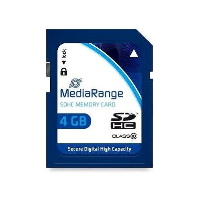 MediaRange SDHC Class 10 4 GB MR961 – Zbozi.Blesk.cz