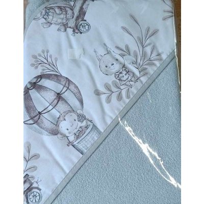 Miminu Froté osuška s kapucí 100x100 cm ZOO natural – Hledejceny.cz